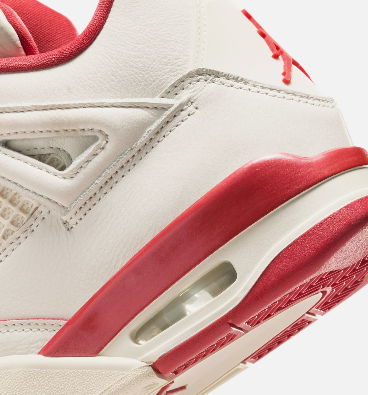Air Jordan 4 Retro Valentine's Day Women's Shoes - Ivory/Red