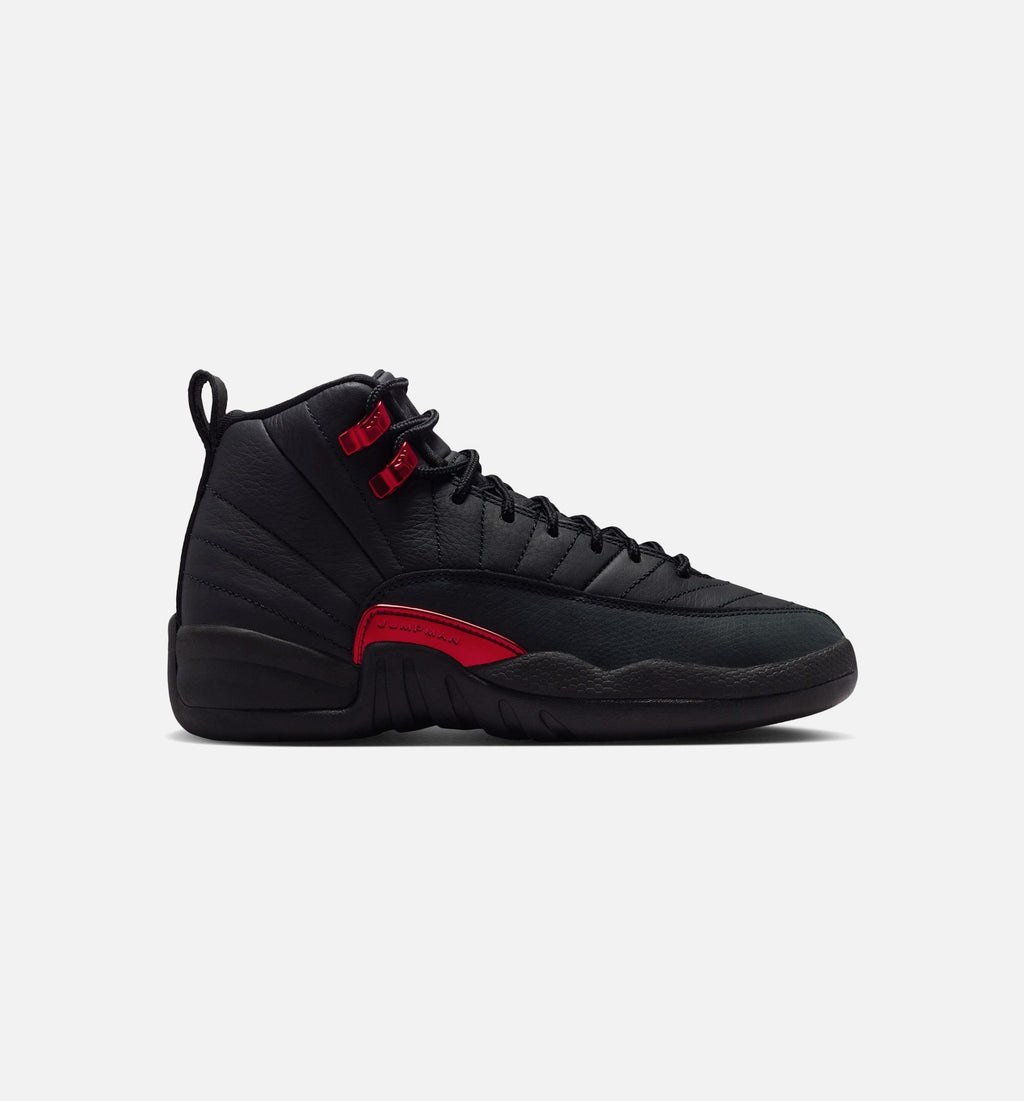 Air Jordan 12 Retro 'Bloodline' Grade School - Black/Varsity Red