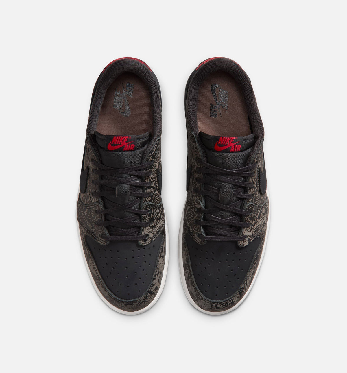 Air Jordan 1 Retro Low OG "Laser Black and Varsity Red" Men's Lifestyle Shoes – Black/Varsity Red/Summit White