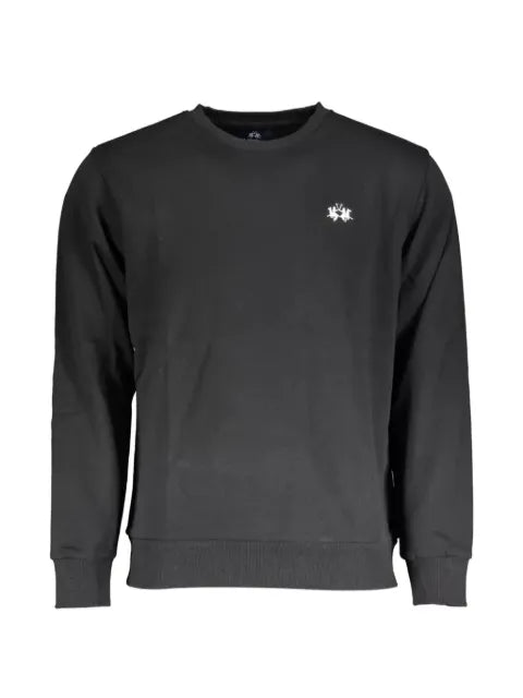 La Martina embroidered-logo crew-neck sweater