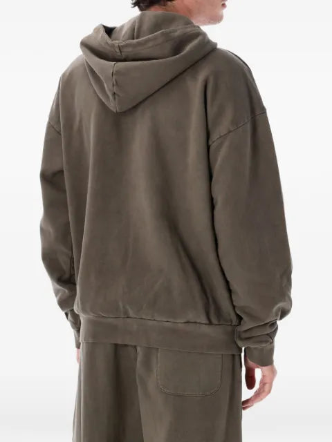 Obey logo-print zip-up hoodie