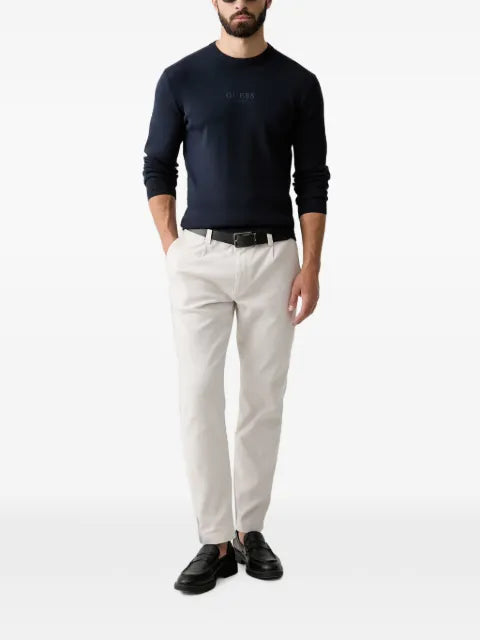 GUESS USA embroidered logo sweater
