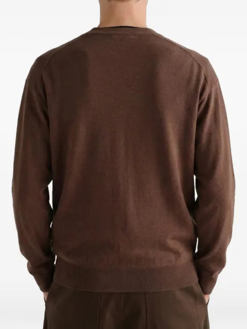 LEMAIRE relaxed twisted cardigan in merino blend