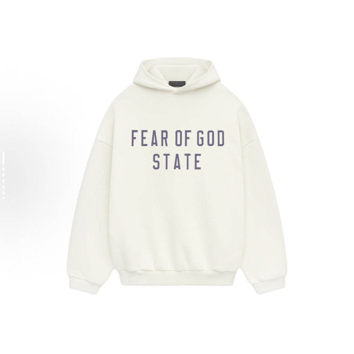 Fear of God Essentials Letter Graphic Fleece-Lined Pullover Hoodie