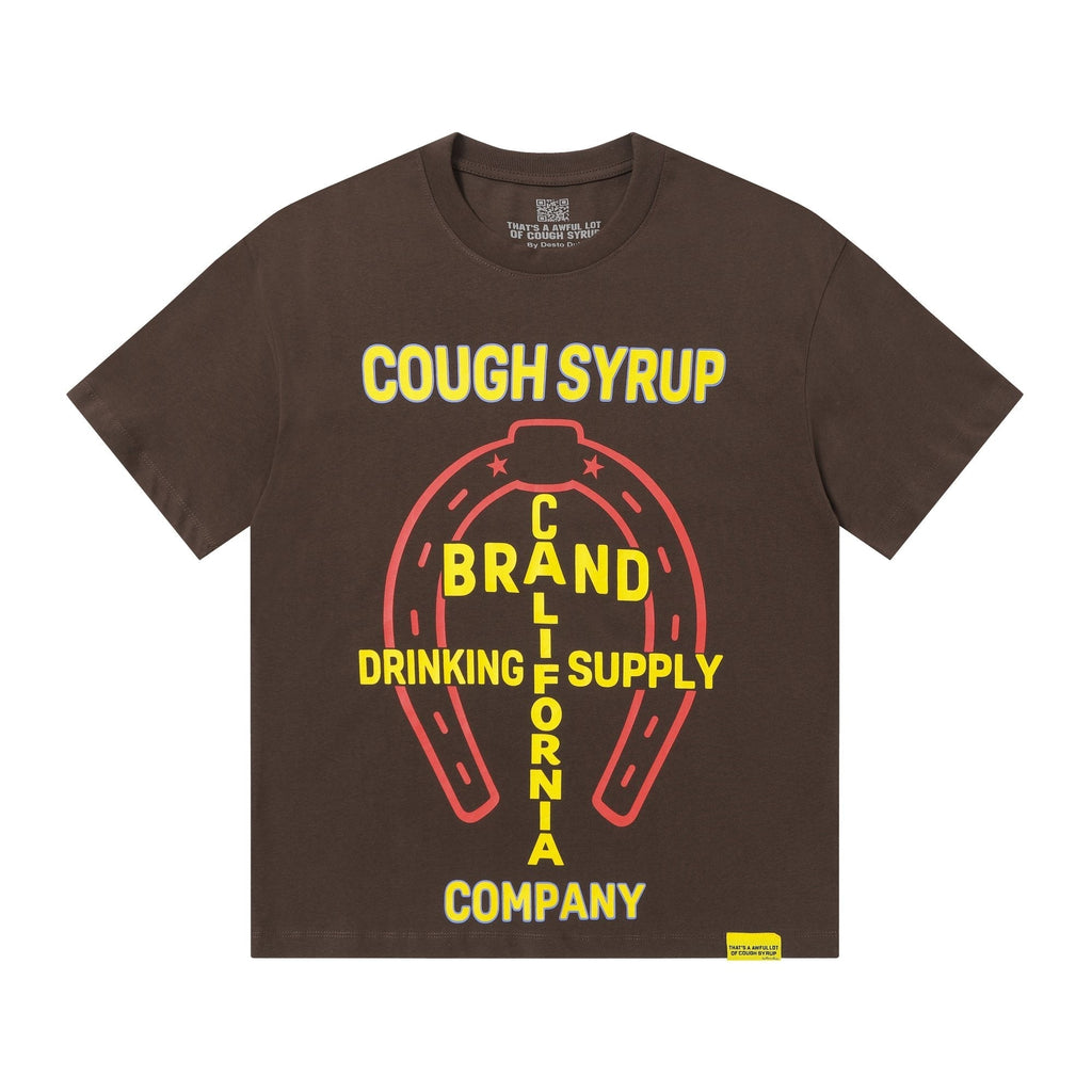 THAT'S A AWFUL LOT OF COUGH SYRUP Bull Lightning Graphic T-Shirt
