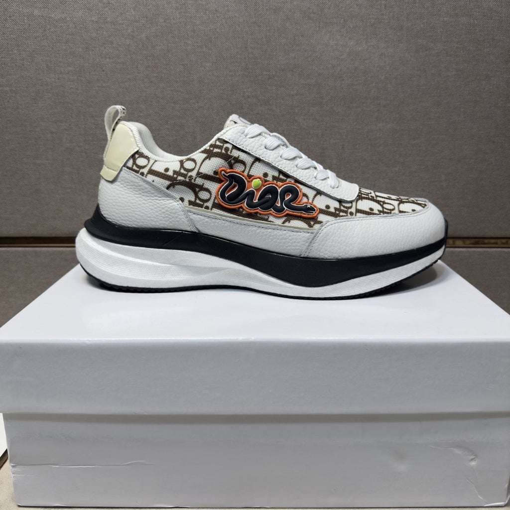 Dior Patterned Low-Top Men's Sneakers