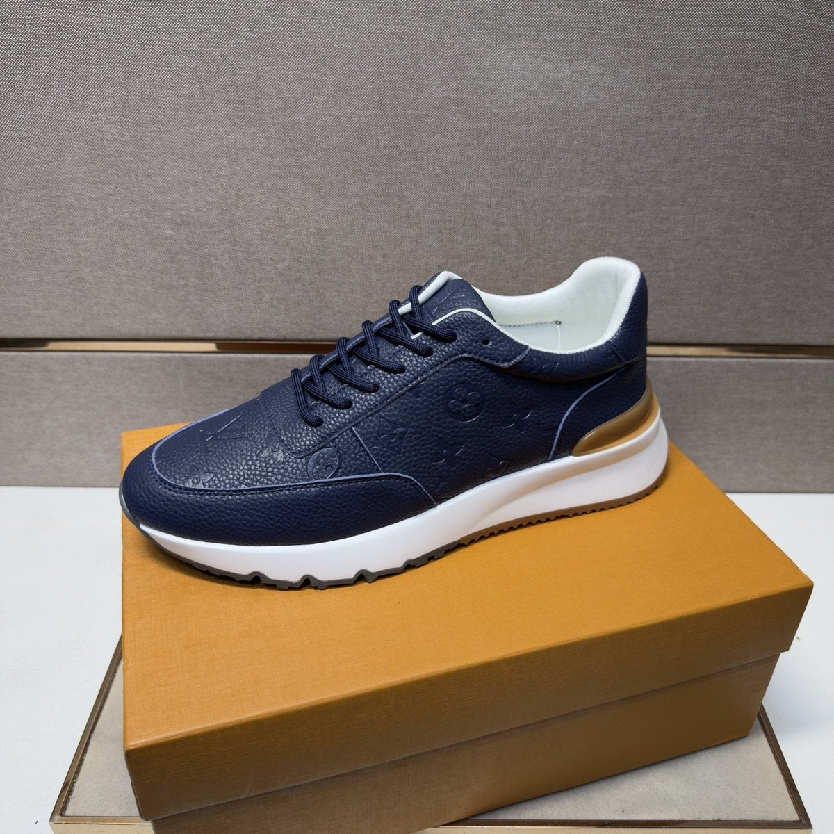 Louis Vuitton Men's Textured Low-Top Sneakers