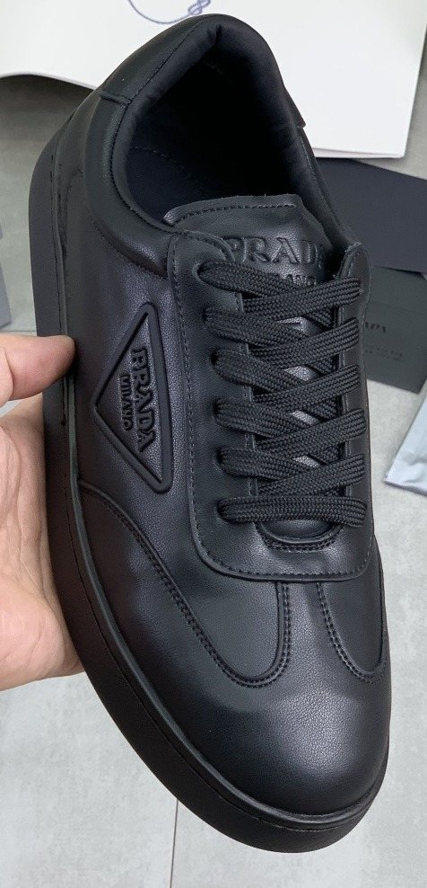 Prada Paneled Low-Top Sneakers