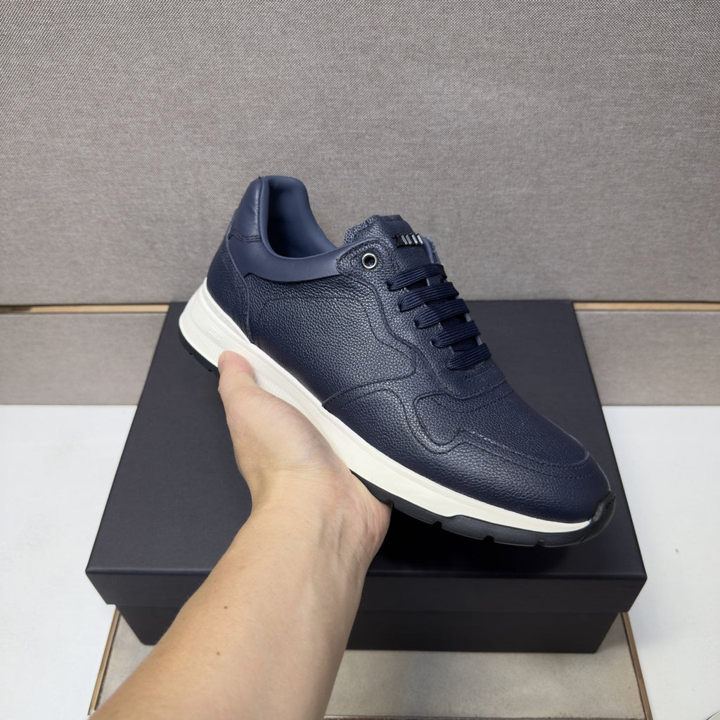 ZILLI Panel-Detail Lace-Up Sneakers